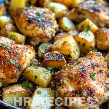 Garlic Parmesan Chicken And Potatoes One Pan Dinner taken with iphone 15 pro max --iw 2 --ar 4:5 --v 6.1 --raw