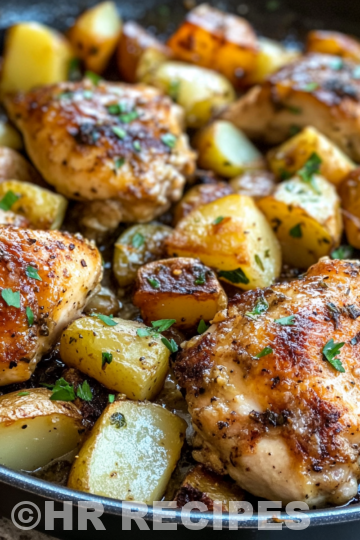 Garlic Parmesan Chicken And Potatoes One Pan Dinner taken with iphone 15 pro max --iw 2 --ar 4:5 --v 6.1 --raw