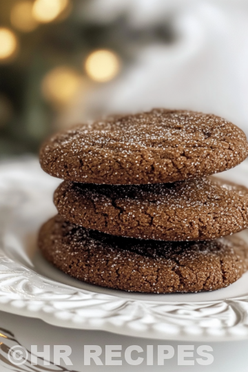 Gingerbread Crinkle Cookies taken with iphone 15 pro max --iw 2 --ar 4:5 --v 6.1 --raw