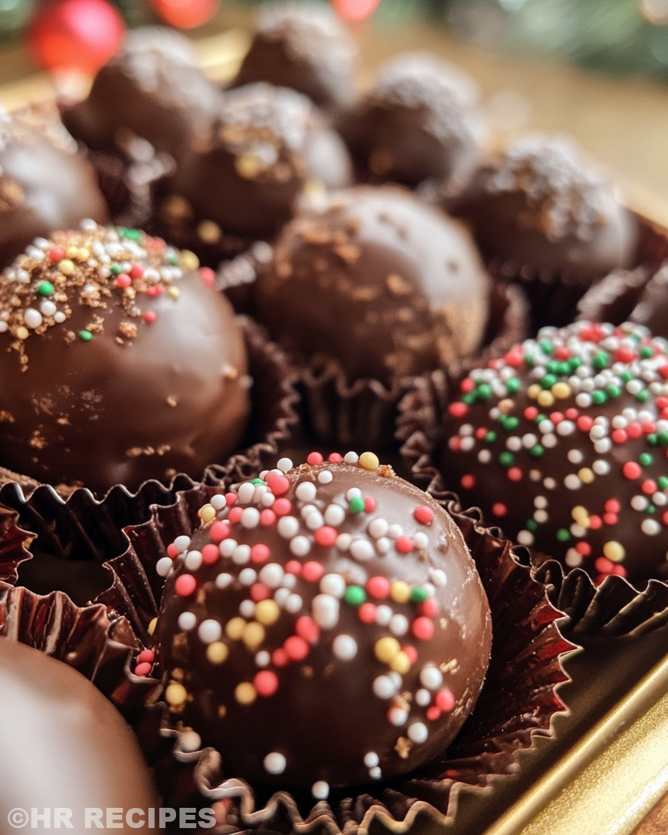 Close-up of gingerbread truffles in pressure cooker with steam rising
