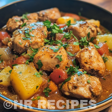 Greek Chicken Stifado Stew taken with iphone 15 pro max --iw 2 --ar 4:5 --v 6.1 --raw