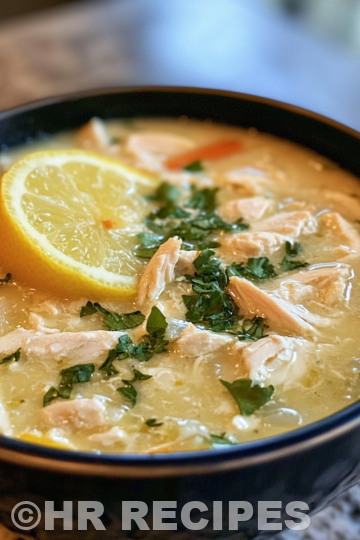 Greek Lemon Chicken Soup taken with iphone 15 pro max --iw 2 --ar 4:5 --v 6.1 --raw