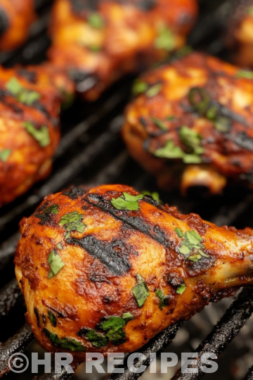 Grilled Tandoori Chicken taken with iphone 15 pro max --iw 2 --ar 4:5 --v 6.1 --raw