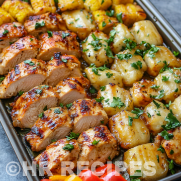 Hawaiian Chicken Sheet Pan Sweet Savory Perfect For Easy Weeknight Dinners taken with iphone 15 pro max --iw 2 --ar 4:5 --v 6.1 --raw