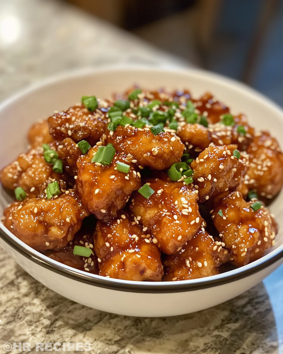 Ingredients for healthy sesame chicken laid out