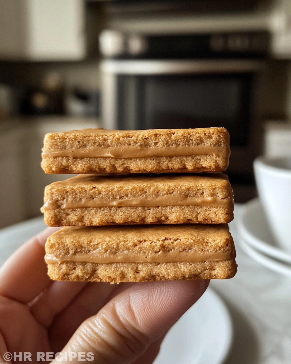 Fresh homemade peanut butter cookies cooling in kitchen