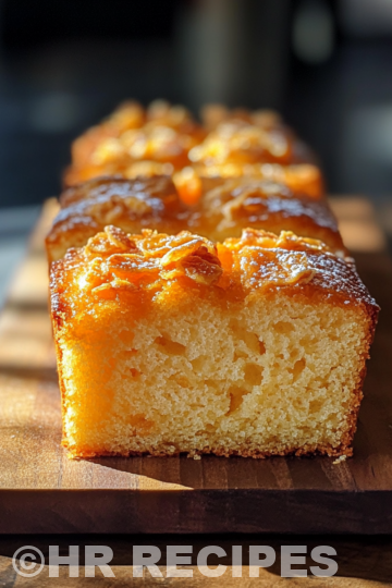 Honey Apricot Mini Cake Loaf taken with iphone 15 pro max --iw 2 --ar 4:5 --v 6.1 --raw