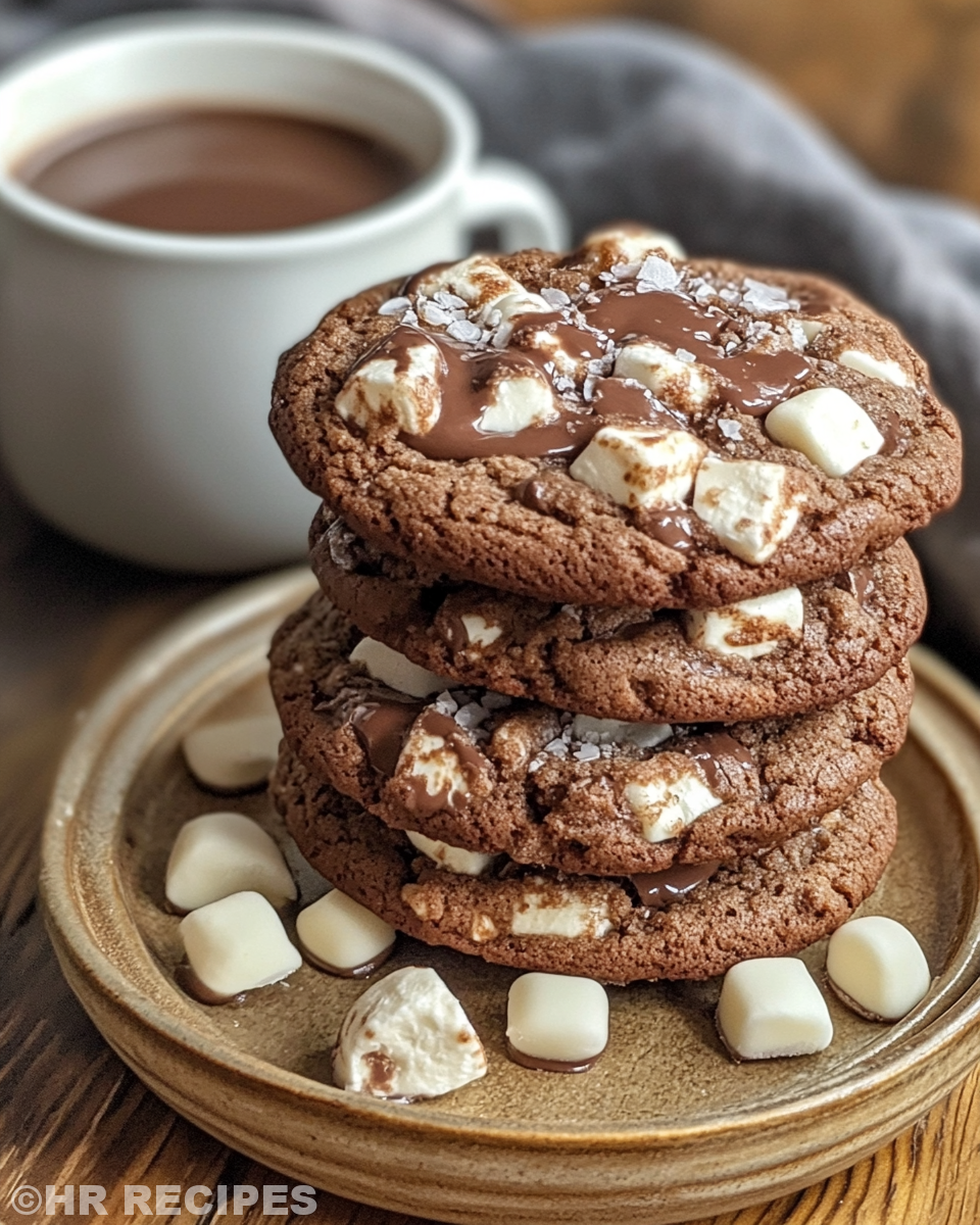 Peppermint and cocoa hot chocolate cookies fresh from the pressure cooker