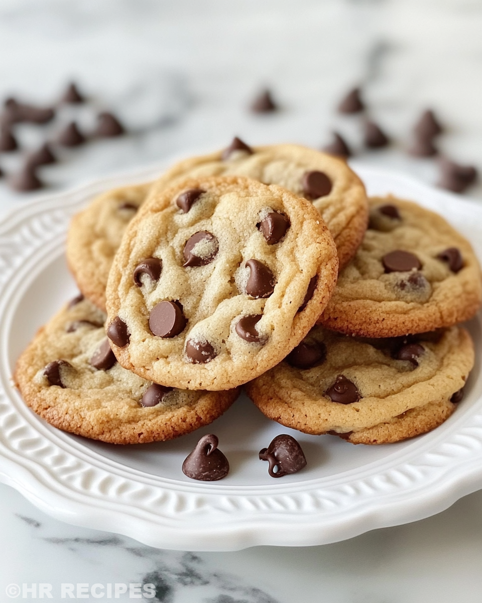 Ingredients for chocolate chip cookies on kitchen counter