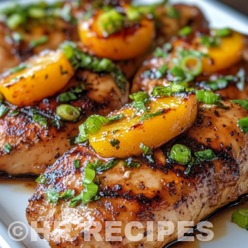 Jalapeno Peach Chicken Recipe taken with iphone 15 pro max --iw 2 --ar 4:5 --v 6.1 --raw