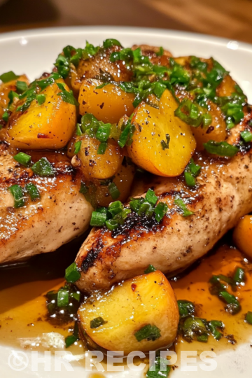 Jalapeno Peach Chicken taken with iphone 15 pro max --iw 2 --ar 4:5 --v 6.1 --raw