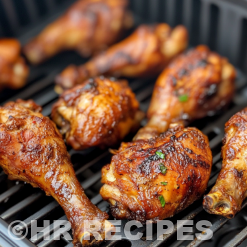 Kalbi Chicken Legs In Air Fryer taken with iphone 15 pro max --iw 2 --ar 4:5 --v 6.1 --raw