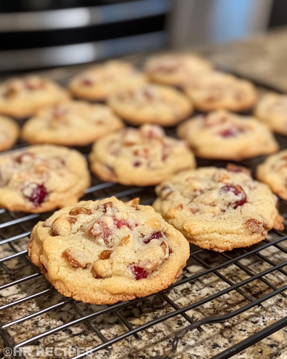Freshly baked kolache cookies with apricot and raspberry jam