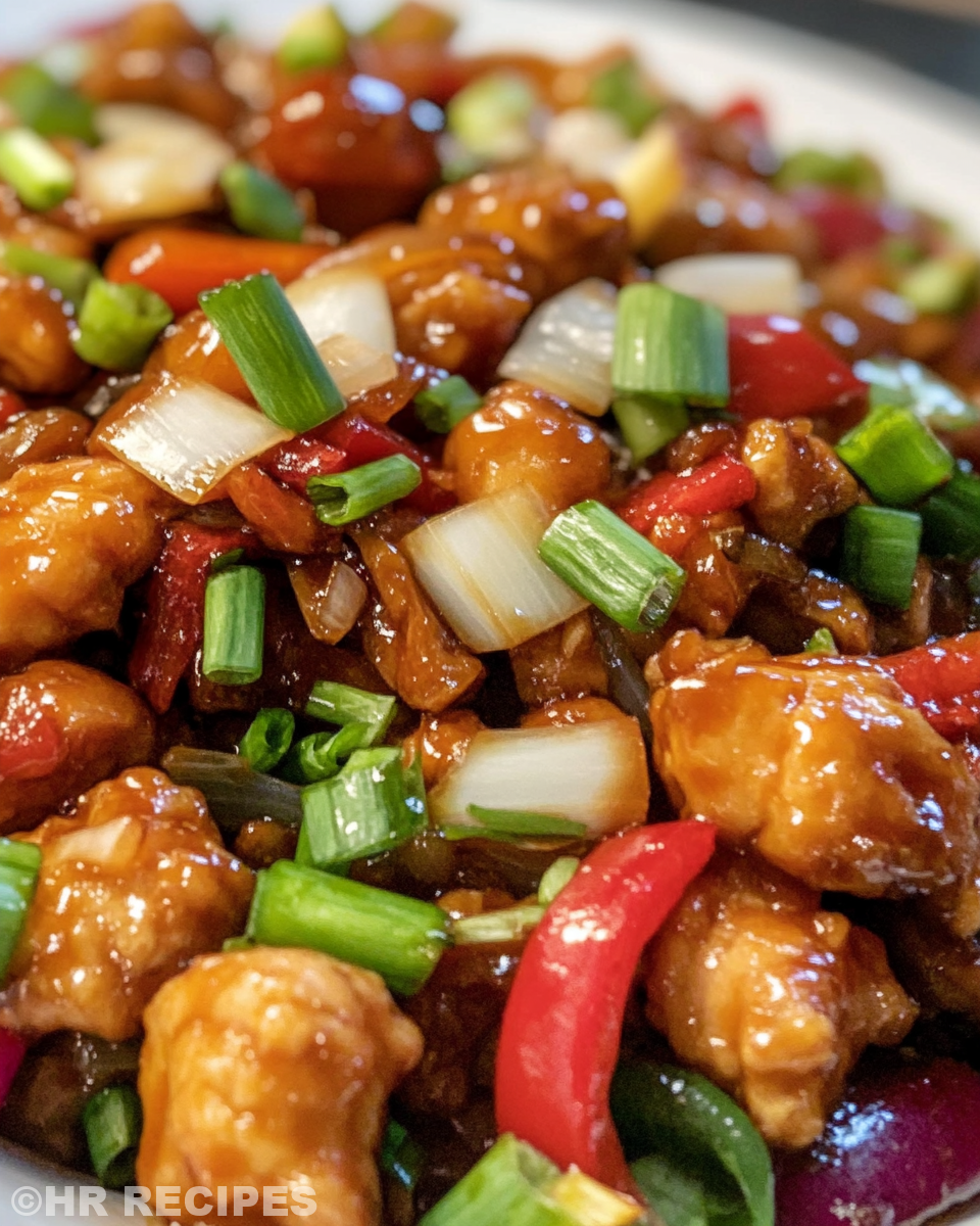 Ingredients arranged for Kung Pao chicken in bowls