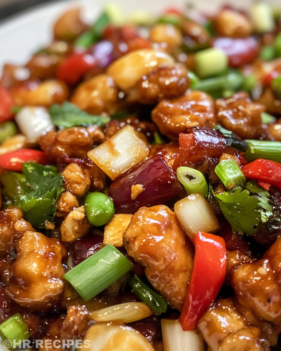 Pressure cooker sealing ring locking and sealing Kung Pao chicken