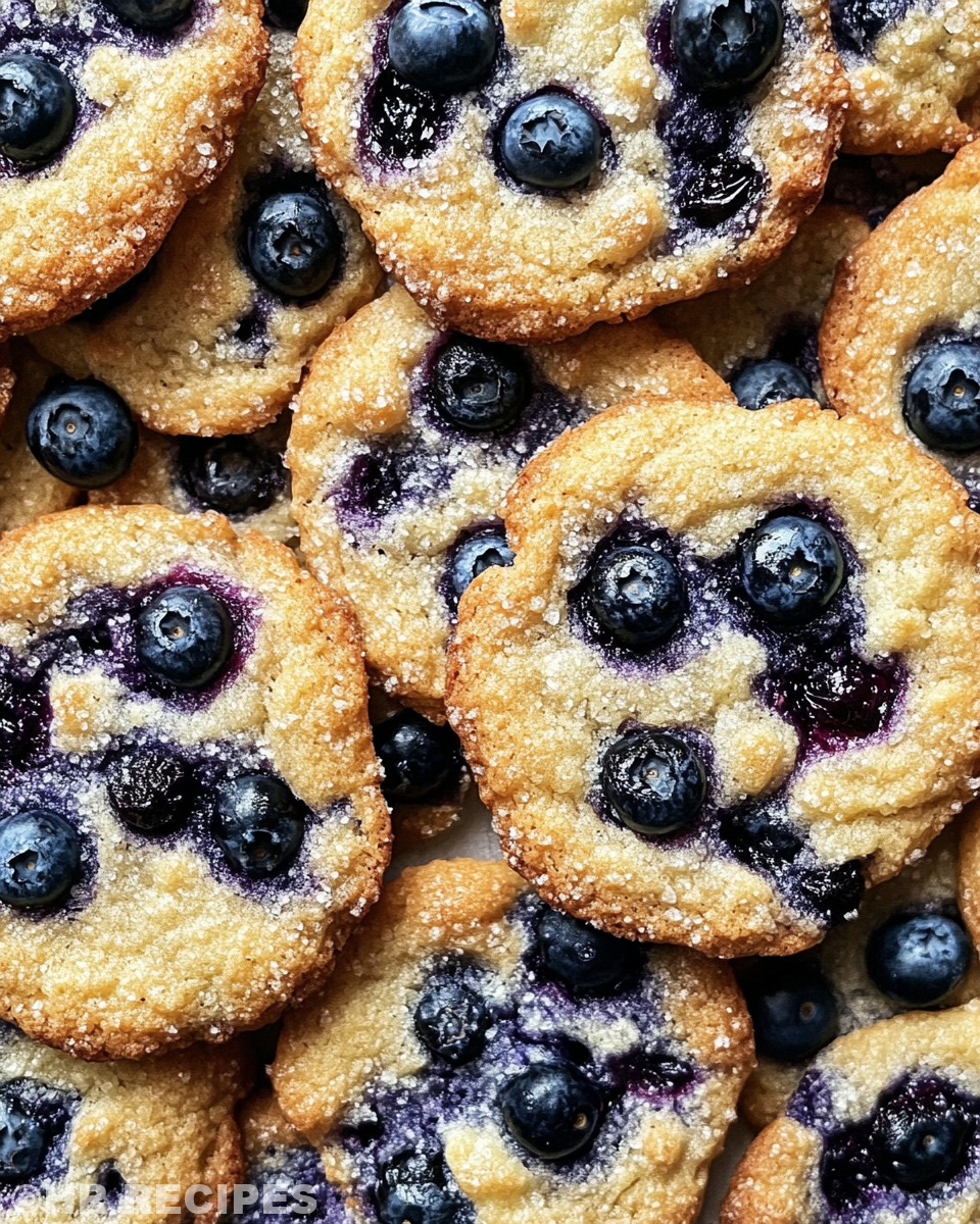 Fresh lemon blueberry cookies cooling in pressure cooker