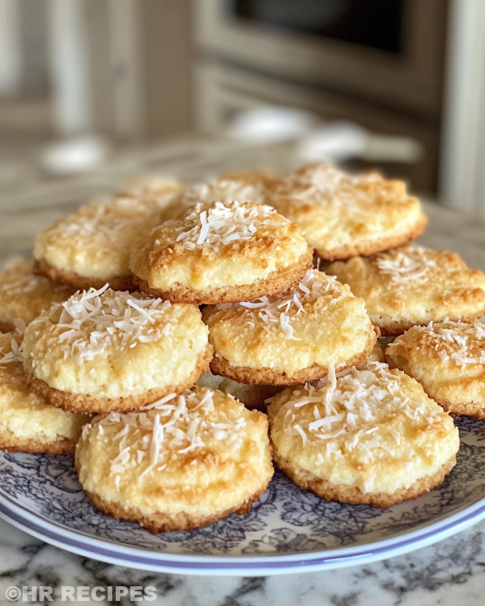 Ingredients for lemon coconut cheesecake bites including cream cheese and lemon pudding