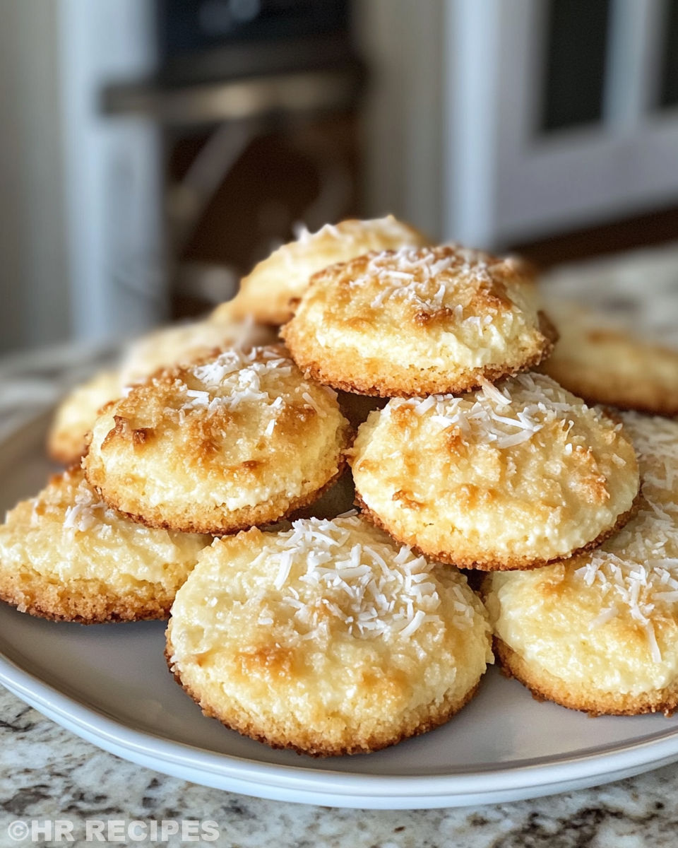 Close up of creamy lemon coconut cheesecake balls awaiting coating