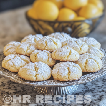 Lemon Crinkle Cookies taken with iphone 15 pro max --iw 2 --ar 4:5 --v 6.1 --raw