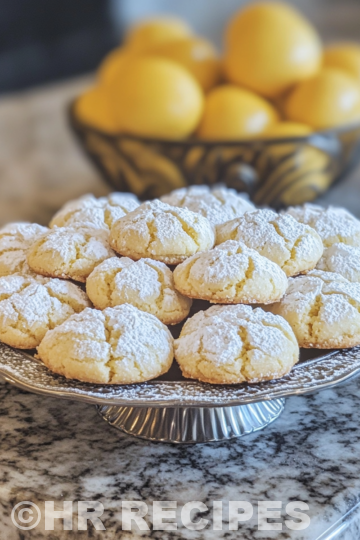 Lemon Crinkle Cookies taken with iphone 15 pro max --iw 2 --ar 4:5 --v 6.1 --raw
