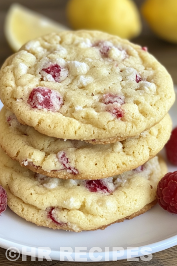 Lemon Raspberry Cookies taken with iphone 15 pro max --iw 2 --ar 4:5 --v 6.1 --raw