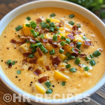 Loaded Baked Potato Soup taken with iphone 15 pro max --iw 2 --ar 4:5 --v 6.1 --raw