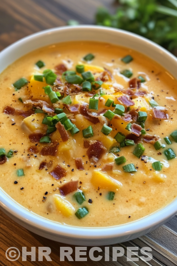 Loaded Baked Potato Soup taken with iphone 15 pro max --iw 2 --ar 4:5 --v 6.1 --raw