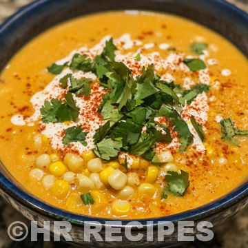 Mexican Street Corn Soup taken with iphone 15 pro max --iw 2 --ar 4:5 --v 6.1 --raw