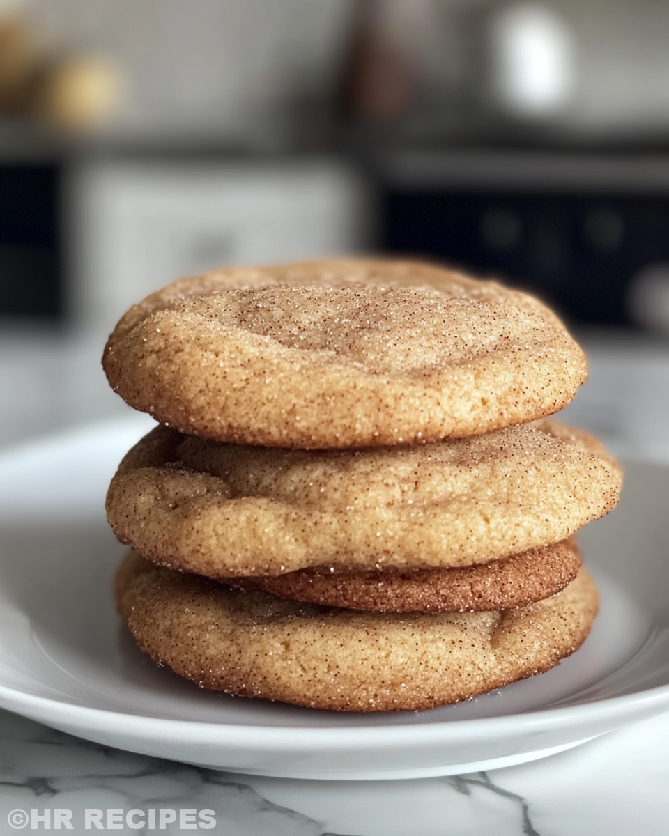 Freshly baked snickerdoodles just out of the cooker