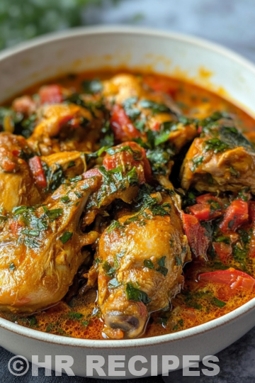 Nigerian Chicken Stew Recipe taken with iphone 15 pro max --iw 2 --ar 4:5 --v 6.1 --raw