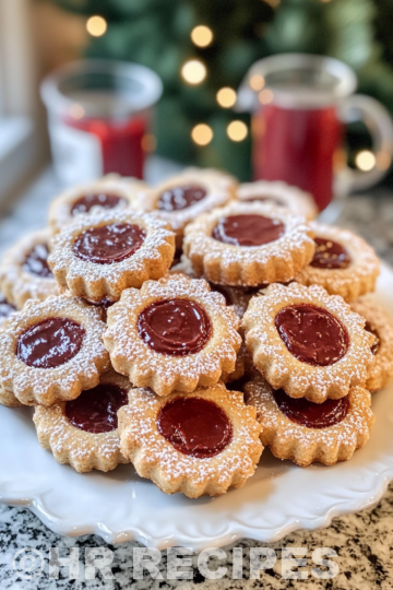 Nutella Linzer Cookies taken with iphone 15 pro max --iw 2 --ar 4:5 --v 6.1 --raw