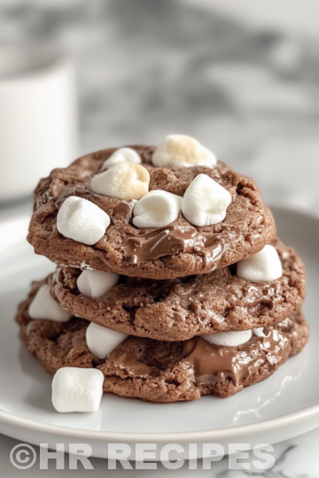 Nutella Marshmallow Cookies taken with iphone 15 pro max --iw 2 --ar 4:5 --v 6.1 --raw