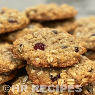 Oatmeal Cranberry Cookies taken with iphone 15 pro max --iw 2 --ar 4:5 --v 6.1 --raw