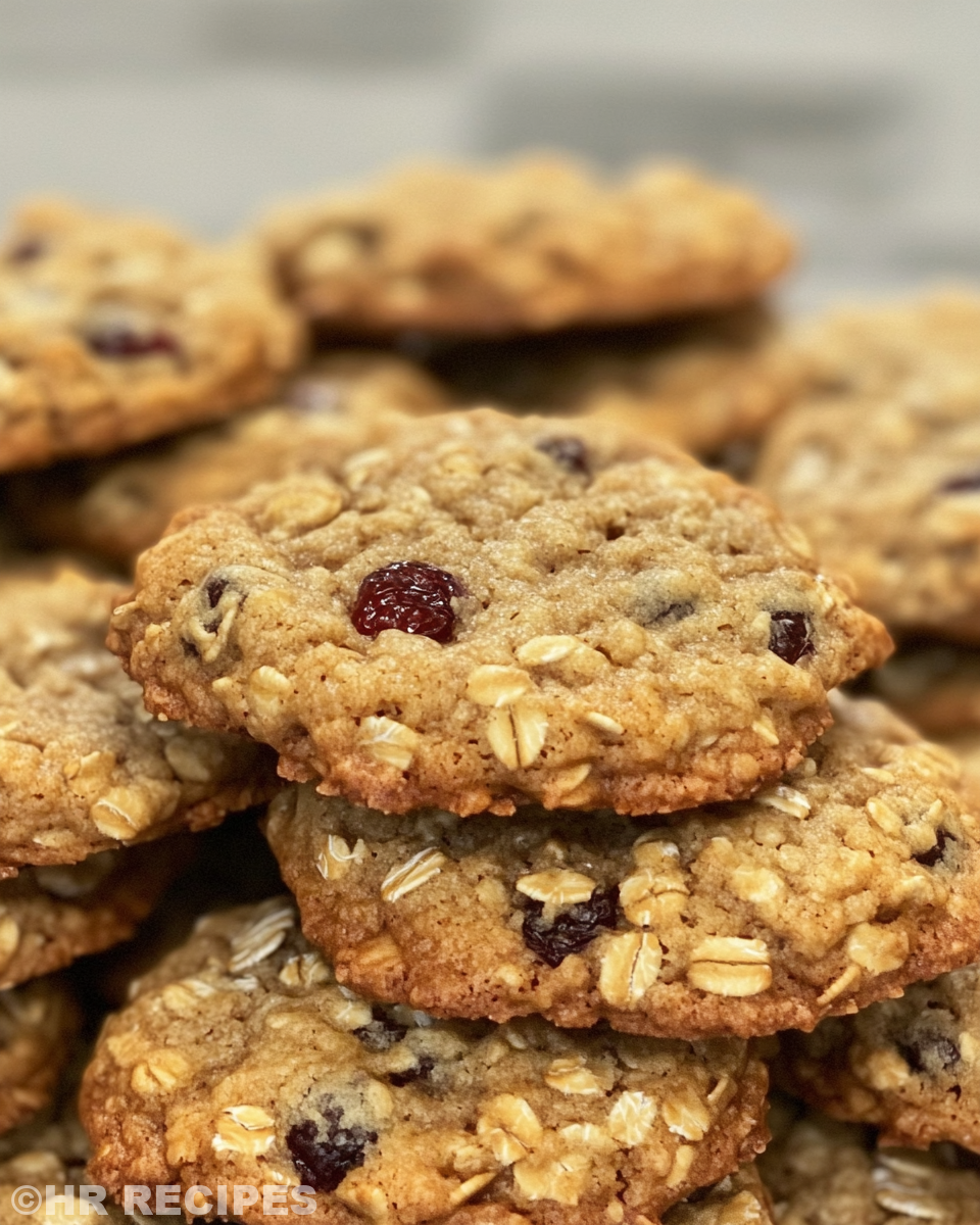 Steaming oatmeal cranberry cookies fresh from pressure cooker