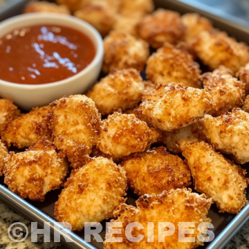 Oven Baked Chicken Bites Recipe taken with iphone 15 pro max --iw 2 --ar 4:5 --v 6.1 --raw