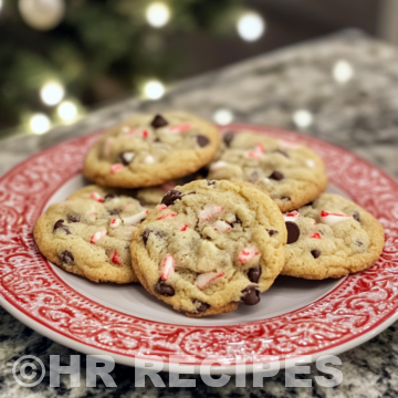 Peppermint Chocolate Chip Cookies taken with iphone 15 pro max --iw 2 --ar 4:5 --v 6.1 --raw
