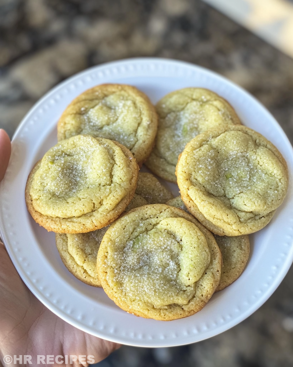 Freshly baked Pistachio Pudding Cookies straight from the pressure cooker