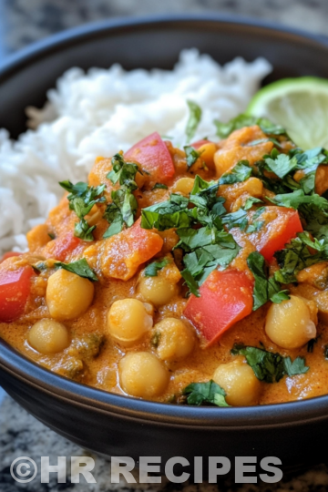 Potato Chickpea Tikka Masala taken with iphone 15 pro max --iw 2 --ar 4:5 --v 6.1 --raw