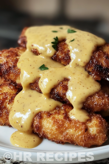 Pretzel Chicken With Mustard Cheddar Sauce taken with iphone 15 pro max --iw 2 --ar 4:5 --v 6.1 --raw