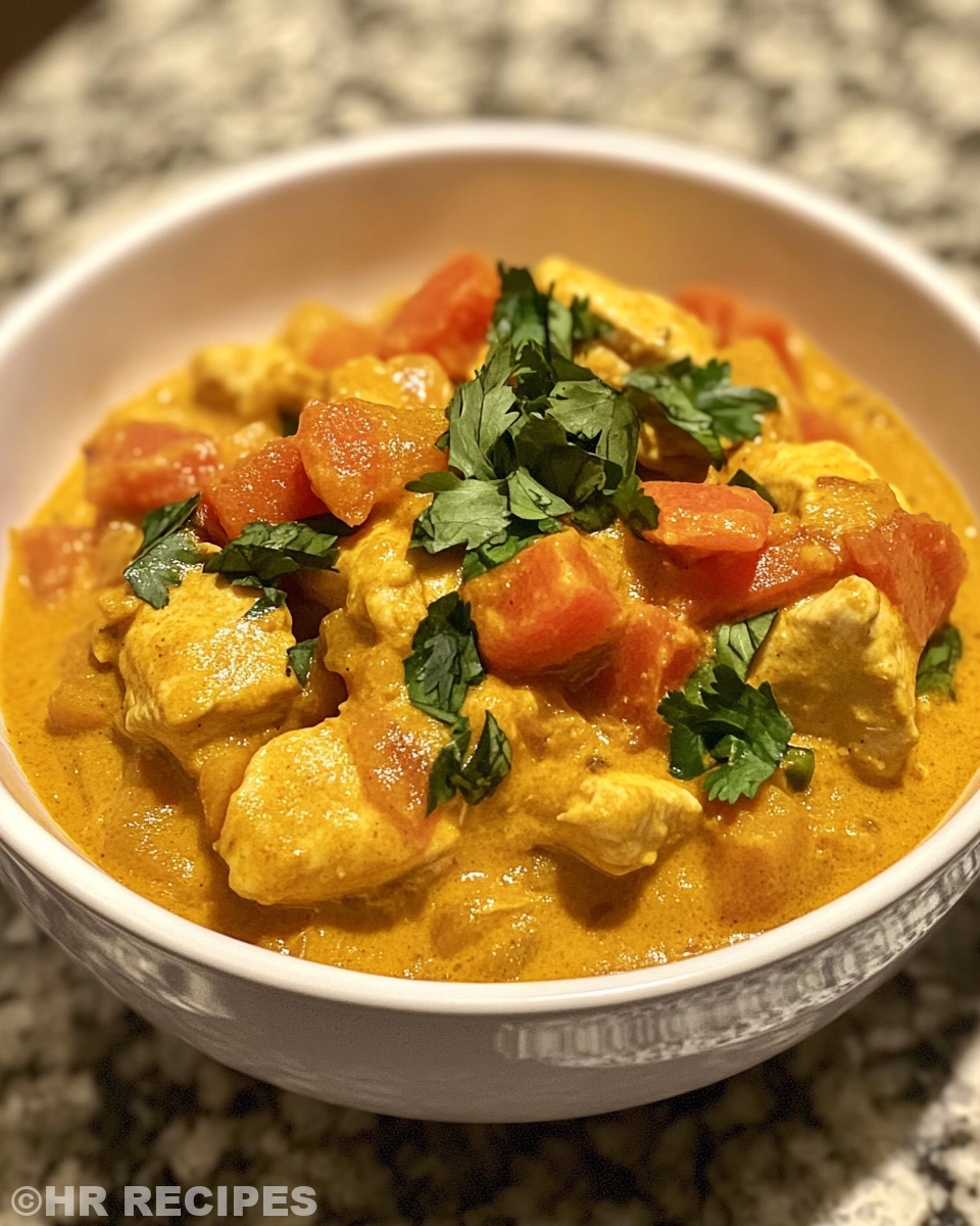 ingredients for crockpot coconut curry chicken arranged on a table