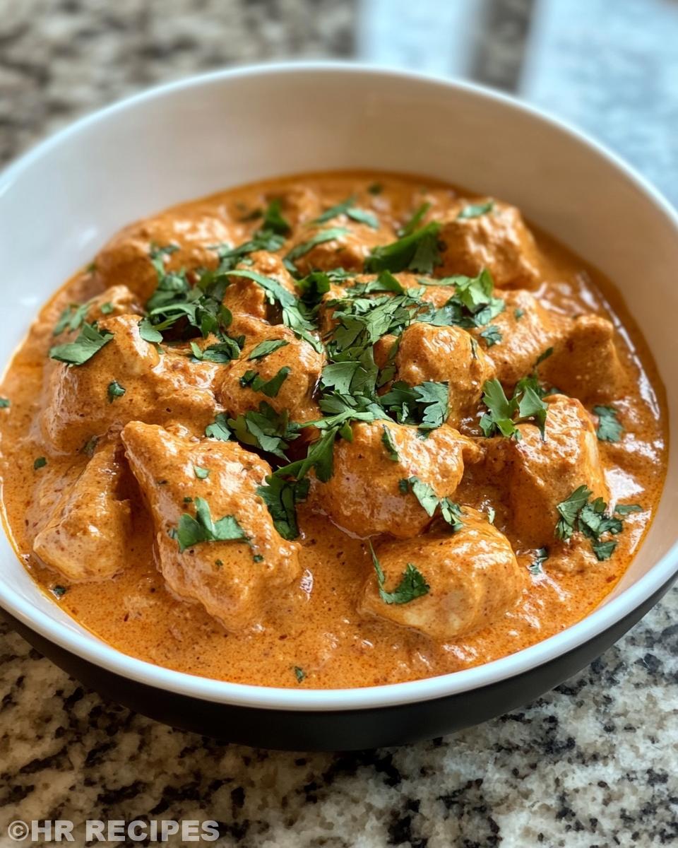 Pressure cooker with Butter ChickenNagi beginning to cook with steam puff