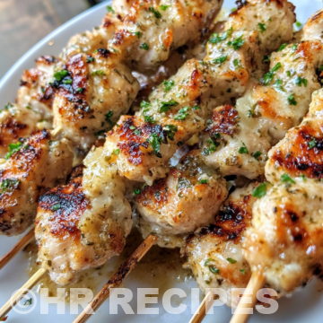 Ranch Garlic Parmesan Chicken Skewers taken with iphone 15 pro max --iw 2 --ar 4:5 --v 6.1 --raw
