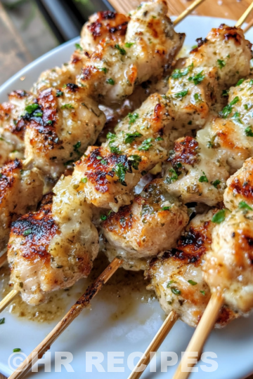 Ranch Garlic Parmesan Chicken Skewers taken with iphone 15 pro max --iw 2 --ar 4:5 --v 6.1 --raw
