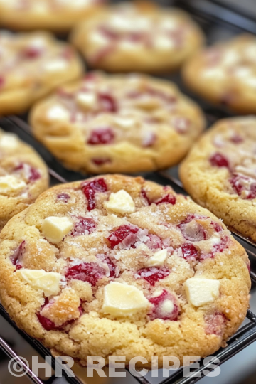 Raspberry White Chocolate Cookies taken with iphone 15 pro max --iw 2 --ar 4:5 --v 6.1 --raw