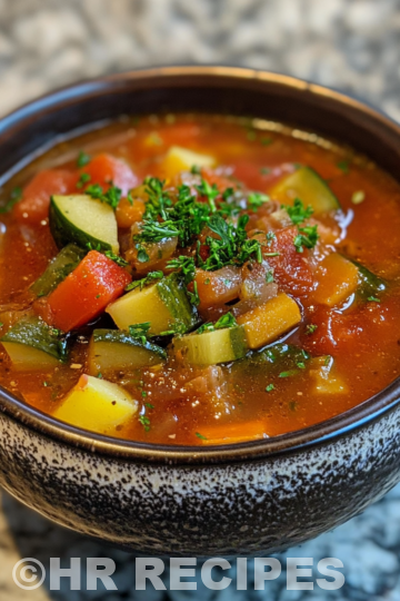 Ratatouille Soup taken with iphone 15 pro max --iw 2 --ar 4:5 --v 6.1 --raw
