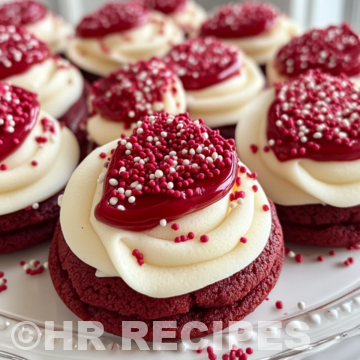 Red Velvet Blossoms Cookies taken with iphone 15 pro max --iw 2 --ar 4:5 --v 6.1 --raw