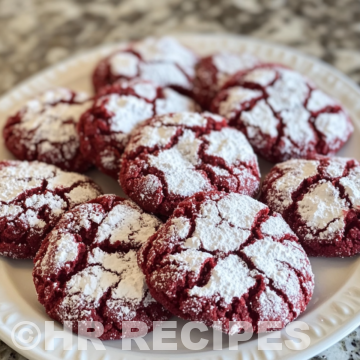 Red Velvet Crinkle Cookie Recipe taken with iphone 15 pro max --iw 2 --ar 4:5 --v 6.1 --raw