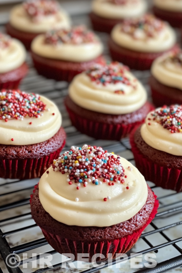 Red Velvet Cupcake Cookies taken with iphone 15 pro max --iw 2 --ar 4:5 --v 6.1 --raw