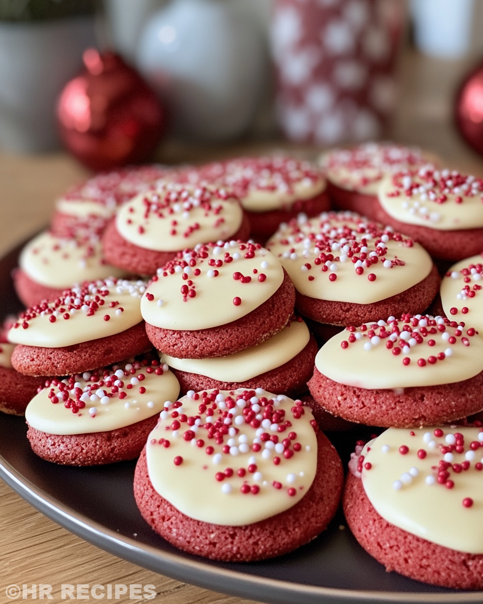 Ingredients for Red Velvet Koekjes with white chocolate chips