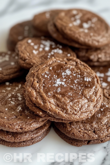 Salted Brownie Cookies taken with iphone 15 pro max --iw 2 --ar 4:5 --v 6.1 --raw